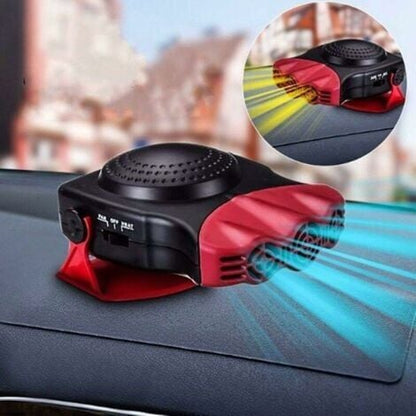 Portable Car Heater 12V 150W – 2-in-1 Heater & Cooling Fan for Windshield Defrost and Defog
