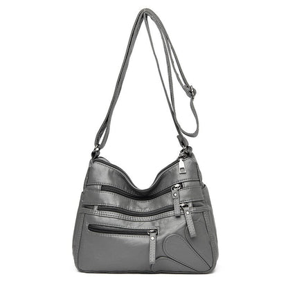 Soft Leather Shoulder Bags Multi-Layer Classic - Mike Armstrong