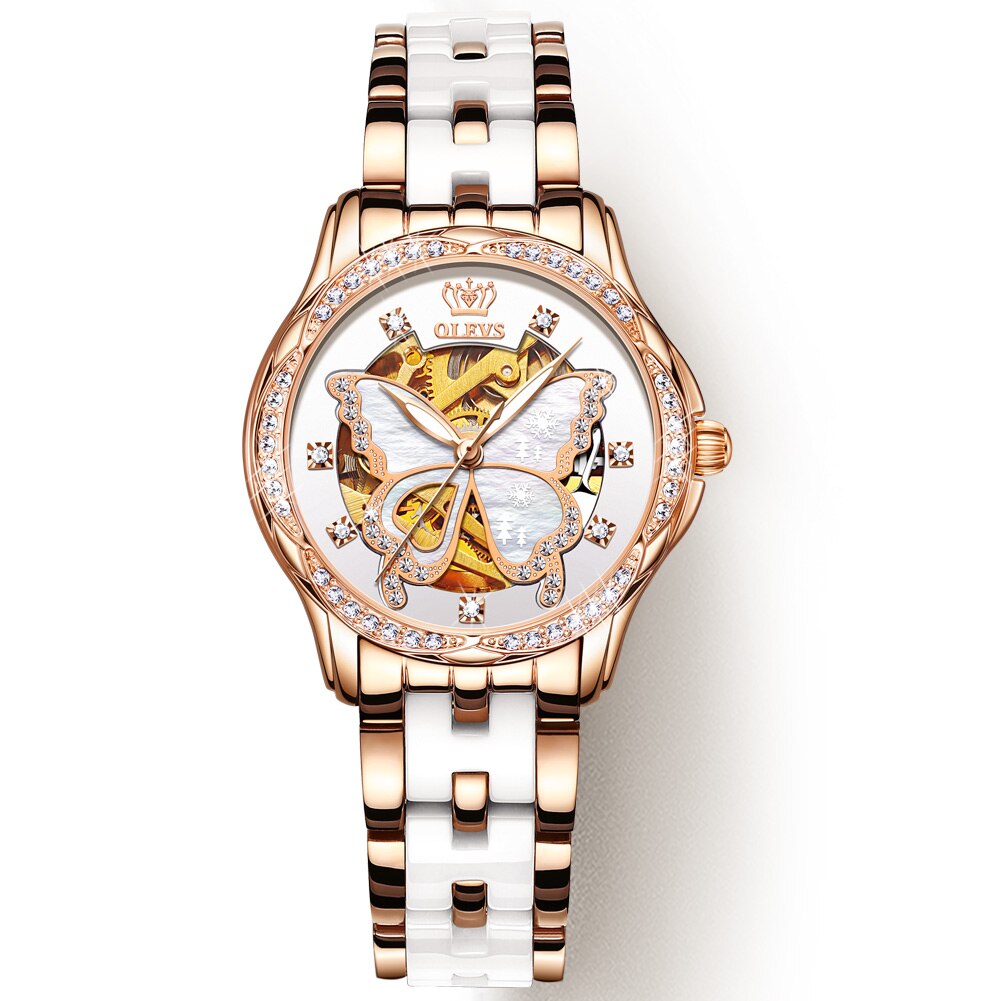 OLEVS Top Brand Mechanical Women Watch - Mike Armstrong