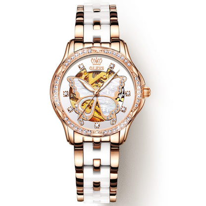 OLEVS Top Brand Mechanical Women Watch - Mike Armstrong