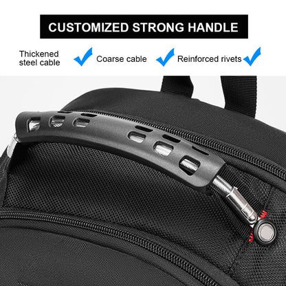 2022 Waterproof 17 Inch Laptop Backpack Men USB Charging Travel Backpack Women Oxford Rucksack Male Vintage School Bag Mochila - Mike Armstrong