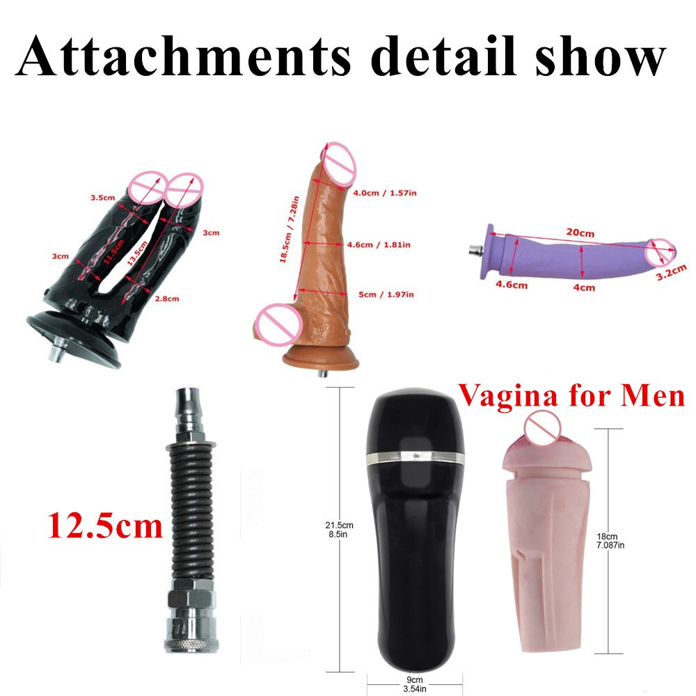 2021 New Quiet Stable Double Head Sex Machine Toys for Women Men Couples Support 2 People Wire Control Love Machines Attachement