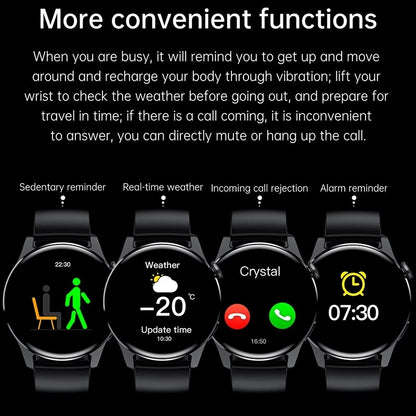 LIGE 2022 New Luxury Fashion Men's Smart Watch Bluetooth Smart Heart Rate Monitoring IP67 Waterproof Watch Men's Call + Box - Mike Armstrong