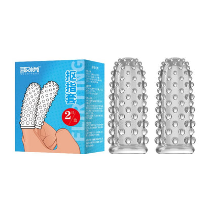 Foreplay tease G-spot Finger Sleeves Stimulate Clitoris Adult Masturbator Erotic Intimate Goods Game Sex Toys For Couples