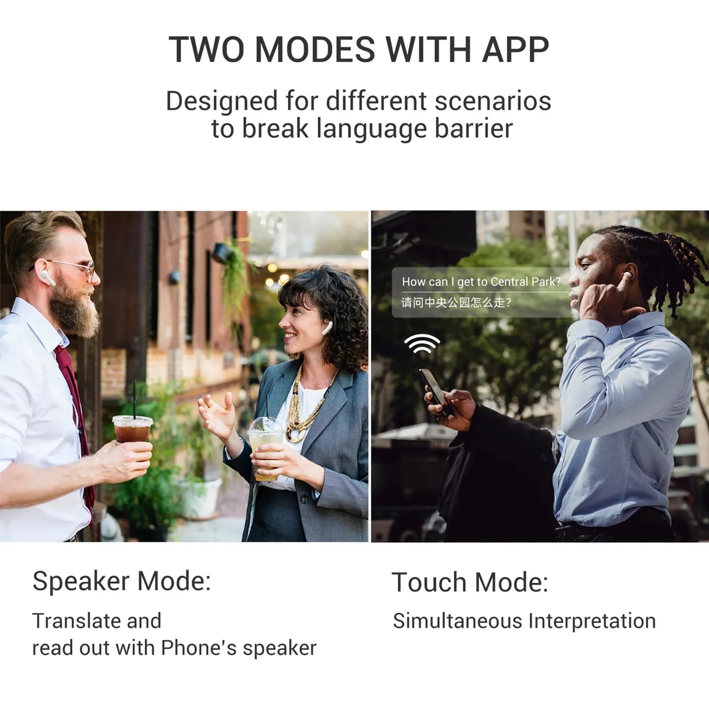 TransAudio SyncElite: Earbuds that break down language barriers