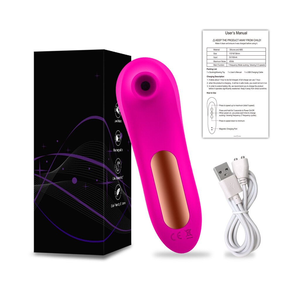 Clit Sucker Vagina Sucking Vibrator Female Clitoris Vacuum Stimulator Nipple Sexy Toys for Adults 18 Women Masturbator Product