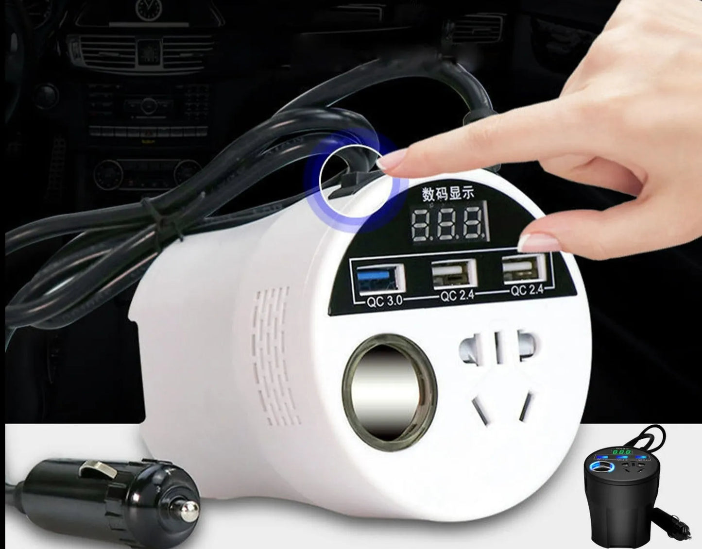 Smart Car Power Inverter 220V