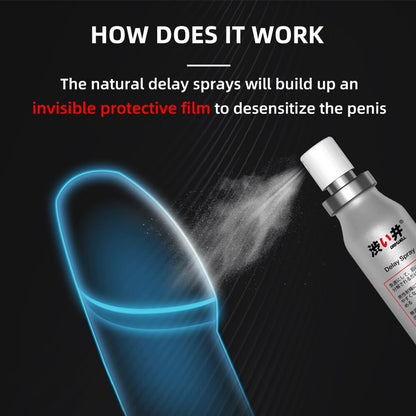 30ML+5ML Sex Delay Spray for Men Non-Numbing Male Delay Ejaculation Sex Spray Man Prolong Sprays Penis Premature Ejaculation