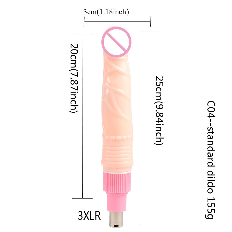 28 Types Traditional Sex Machine Attachment 3XLR 3PRONG Attachment Dildo Suction Cup Sex Masturbation Love Machine For Women Man