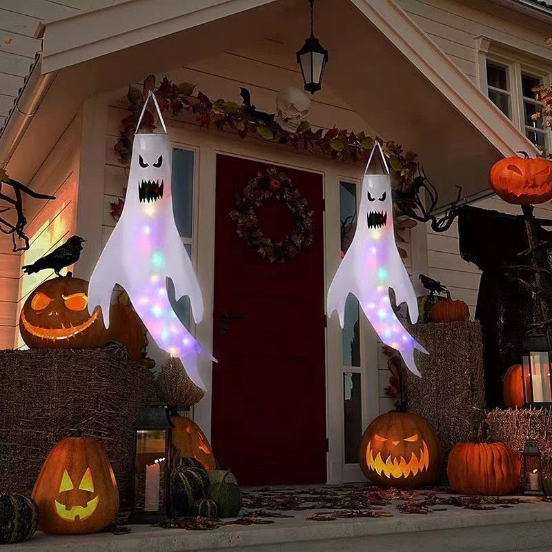 LED Light Halloween Hanging Ghost Kids Favors - Mike Armstrong