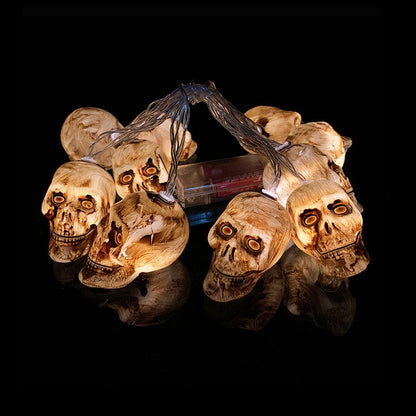 Pumpkin Halloween LED Lights 1.5M 10LED Ghost Bat String Lamp - Mike Armstrong