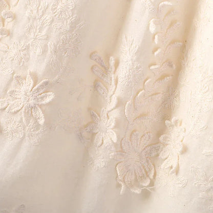 Spring Pure Color Elastic Waist Three Dimensional Embroidery Pants Women Cotton And Linen Straight Ankle Length Pants U282, Mike Armstrong