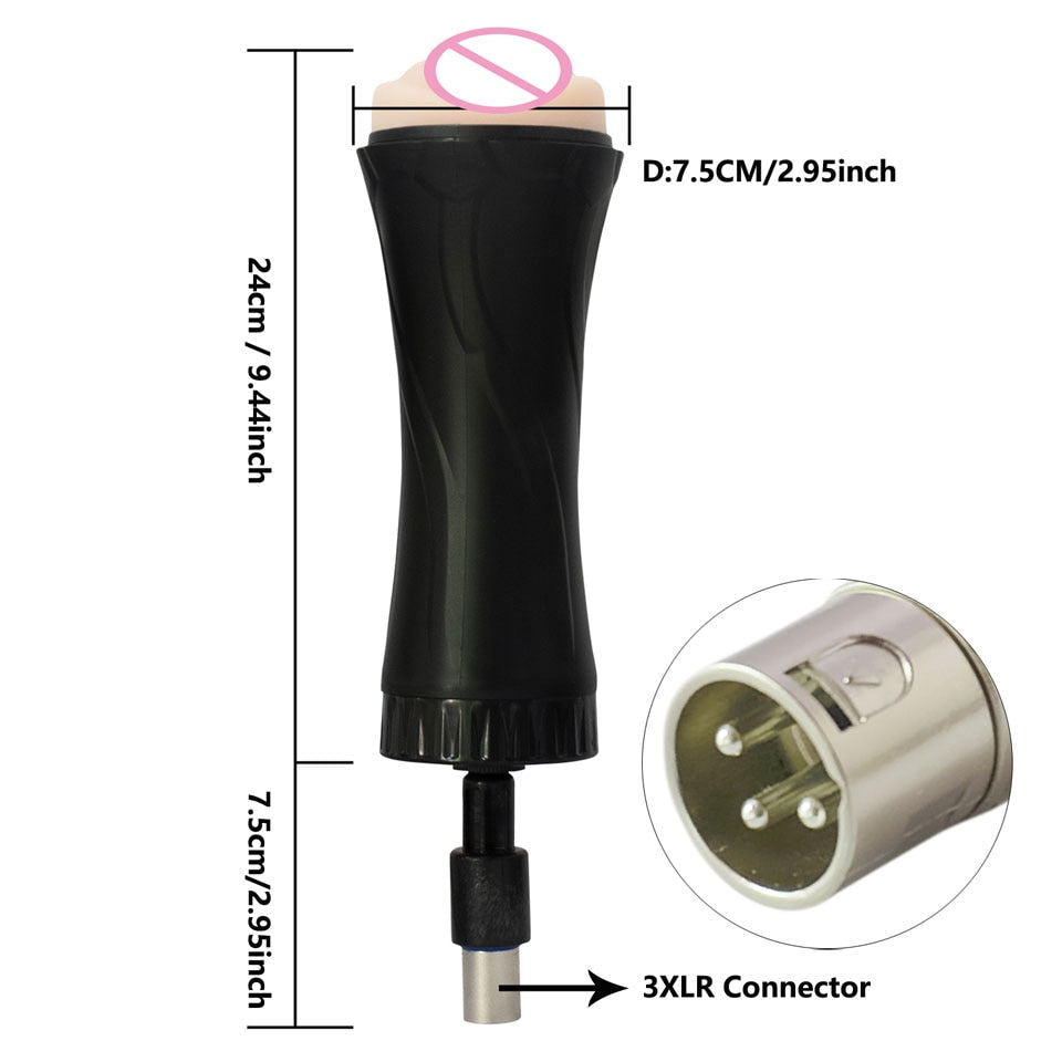 28 Types Traditional Sex Machine Attachment 3XLR 3PRONG Attachment Dildo Suction Cup Sex Masturbation Love Machine For Women Man