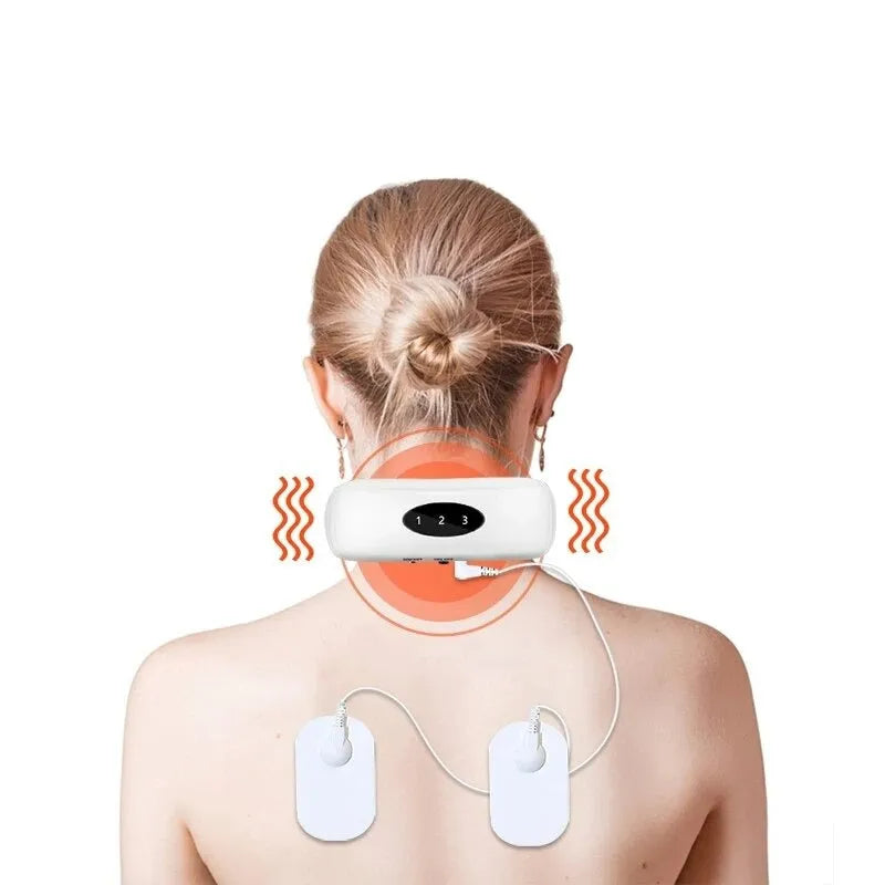 ELECTRIC NECK MASSAGER AND PULSE BACK
