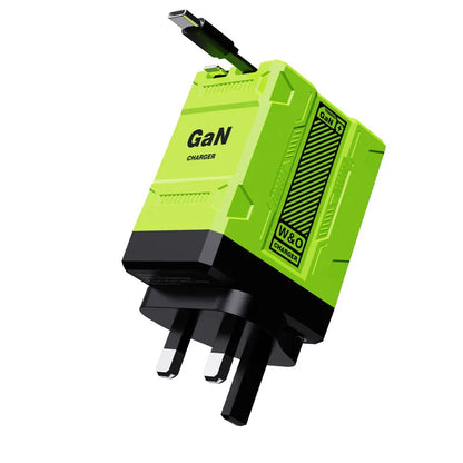 GaN Smart Retractable Charger