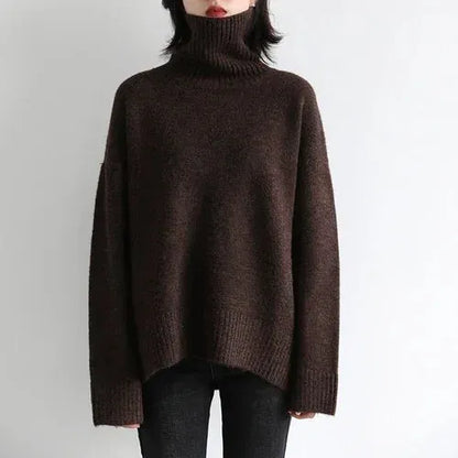 Women's Sweater Loose Turtleneck - Mike Armstrong