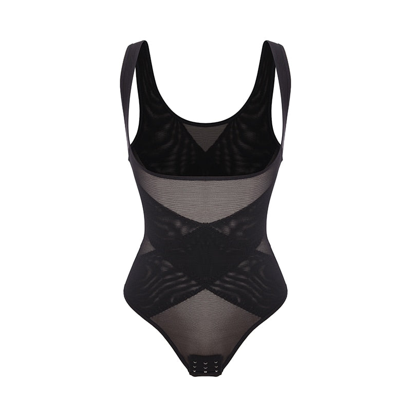 Mesh Thongs Bodysuit Shapewear Women - Mike Armstrong