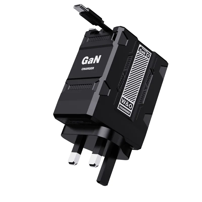 GaN Smart Retractable Charger