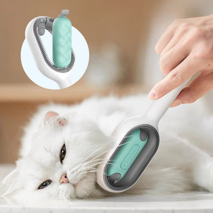 Pet hair brush