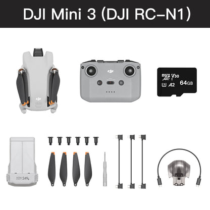 DJI Mini 3 RC-N1 Drone 38-min Max Flight Time 4K HDR Video Under 249 g True Vertical Shooting brand new in stock - Mike Armstrong
