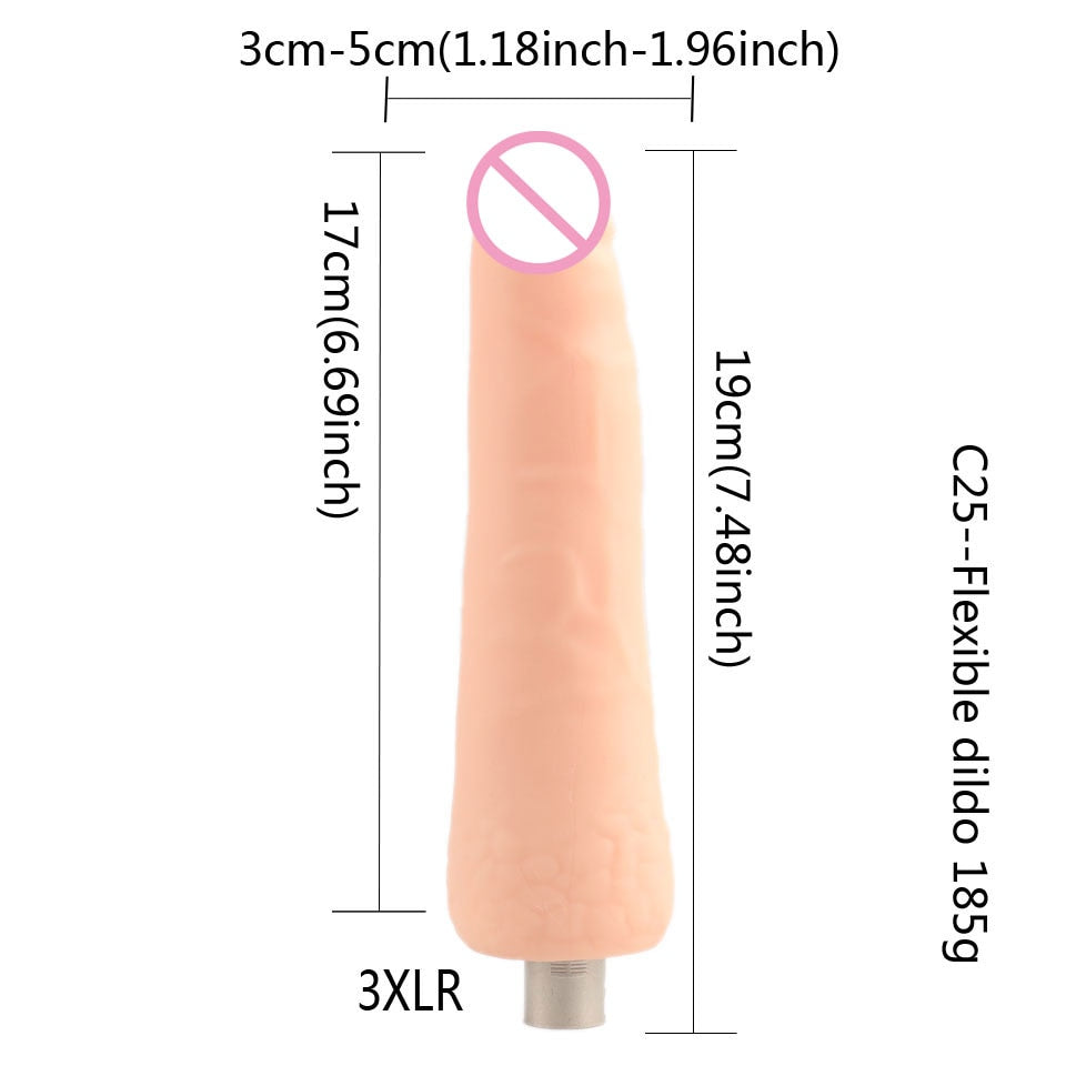 28 Types Traditional Sex Machine Attachment 3XLR 3PRONG Attachment Dildo Suction Cup Sex Masturbation Love Machine For Women Man