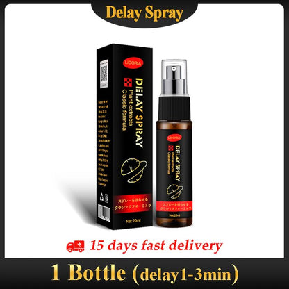 Sex Delay Spray Sex for Men 20ml Male External Use Anti Premature Ejaculation Lasting Long 60 Minutes Penis Enlargment Pills