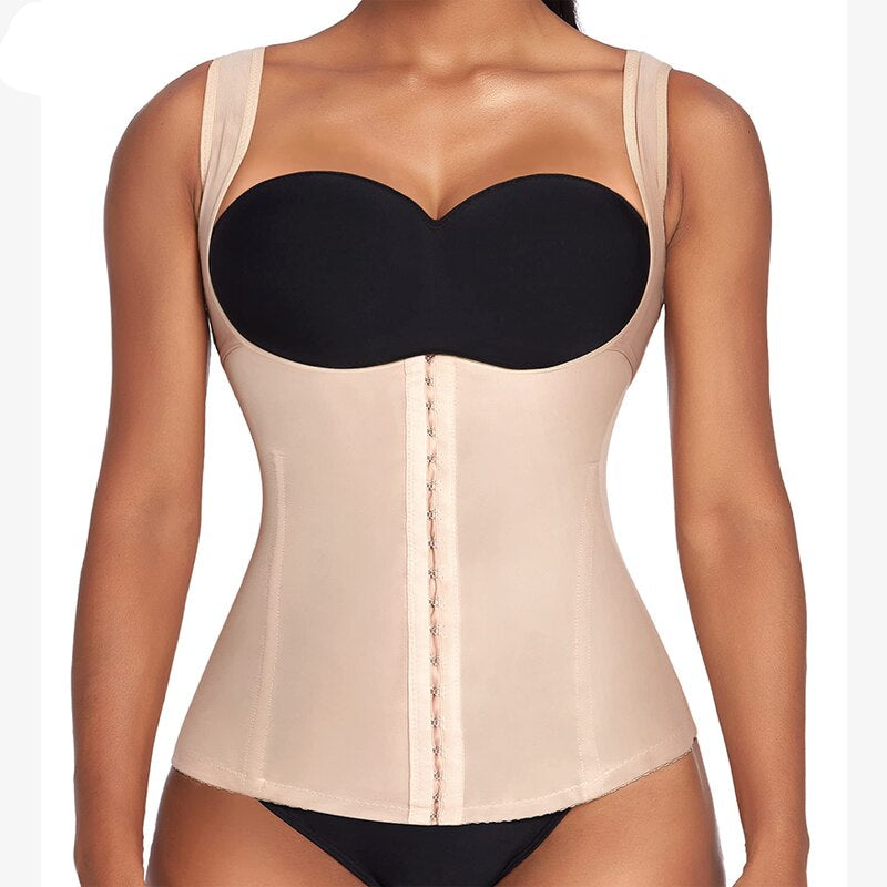 Waist Trainer Shapewear Vest Women&#39;s Underbust Corset Tummy Control Body Shaper Slimming Sheath Tummy Top Workout Waist Cincher - Mike Armstrong