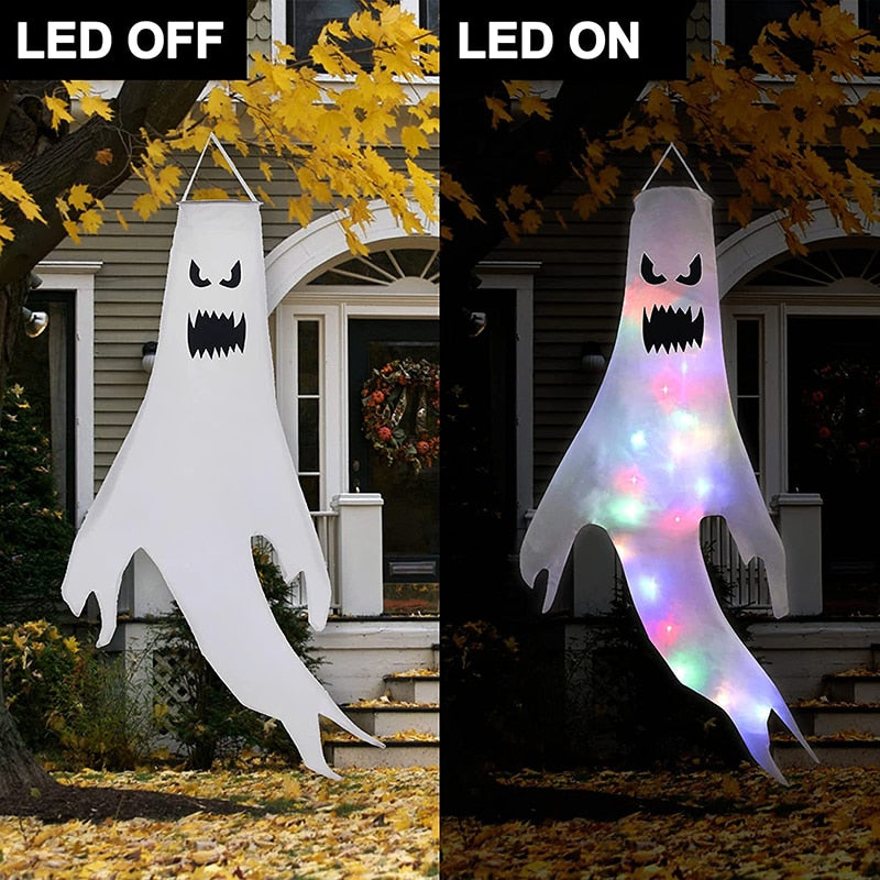 LED Light Halloween Hanging Ghost Kids Favors - Mike Armstrong