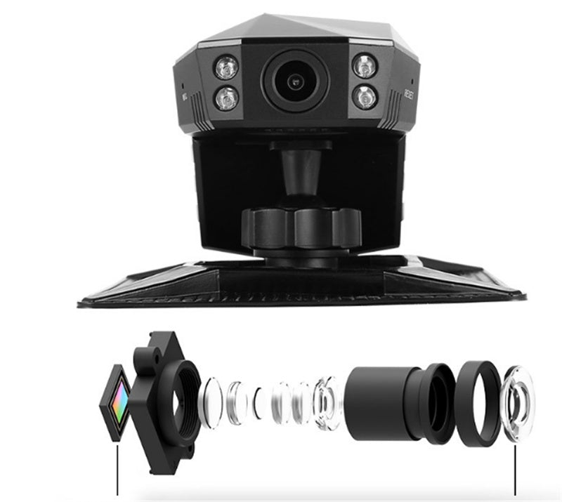 2 Inch Center Console HD Night Vision 1080 Car Driving Recorder