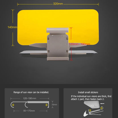 Draving Mirror anti-Glare vision