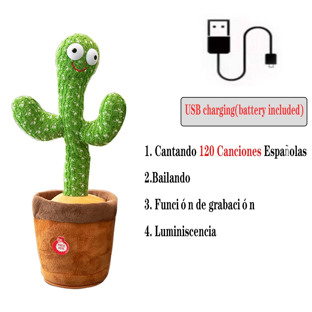 Lovely Dancing Cactus Talking Toy