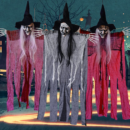 Halloween hanging witch horror skull ghost pendant - Mike Armstrong