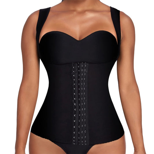 Waist Trainer Shapewear Vest Women&#39;s Underbust Corset Tummy Control Body Shaper Slimming Sheath Tummy Top Workout Waist Cincher - Mike Armstrong